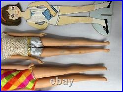 Vintage 1960's Mattel Barbie Lot Marlo PJ Casey Paper Dolls