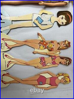 Vintage 1960's Mattel Barbie Lot Marlo PJ Casey Paper Dolls