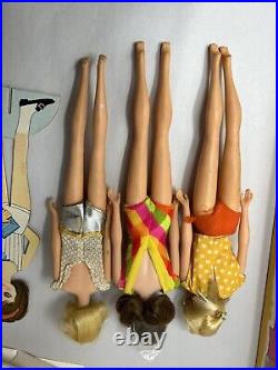 Vintage 1960's Mattel Barbie Lot Marlo PJ Casey Paper Dolls
