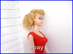 Vintage 1960s Blonde Swirl Ponytail Barbie Very Good Condition Number 8