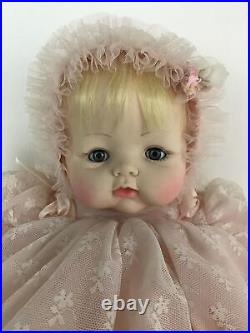 Vintage 1962 Madame Alexander Kitten 18 Baby Doll Vinyl Original Outfit MINT