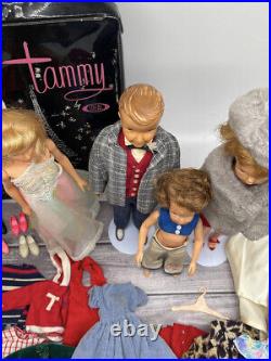 Vintage 1962 Tammy's Family Dolls, Pepper, Ted, Tammy's Mom Lot