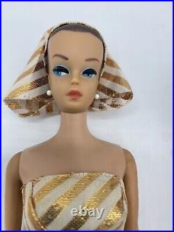 Vintage 1963 Barbie Fashion Queen Doll #870 with All Wigs & Original Clothes