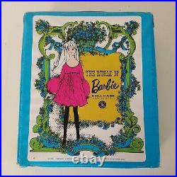 Vintage 1968 World Of Barbie Vinyl Case Mixed Lot Barbies Topper WOL Clothes