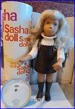 Vintage 1970 Sasha Doll Sasha London with Gold Wrist Tag Tube Mint Condition