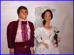 Vintage 1970s Superstar Era Hispanic Twirly Curls Wedding Fashion Dolls Lot
