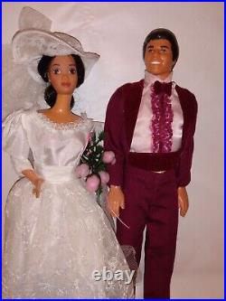 Vintage 1970s Superstar Era Hispanic Twirly Curls Wedding Fashion Dolls Lot