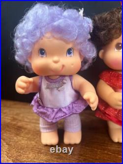 Vintage 1980s Hallmark Hugga Bunch Vinyl Doll Lot of 7