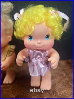 Vintage 1980s Hallmark Hugga Bunch Vinyl Doll Lot of 7