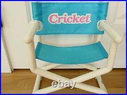 Vintage 1985 Cricket Lot 25 Doll, Outfits, Books, Tapes, Bag, Chair Works