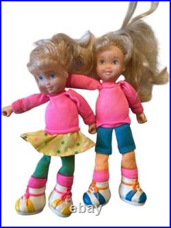 Vintage 1990 Playground Kids Lot of 10 Dolls ERTL Multi Colored