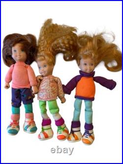 Vintage 1990 Playground Kids Lot of 10 Dolls ERTL Multi Colored