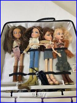 Vintage 2001 BRATZ Dolls Lot With Accessories & Case YASMIN ROXXI SASHA By MGA