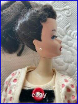 Vintage # 3 Brunette Ponytail Barbie. Near Mint Condition