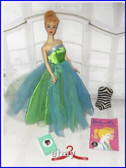 Vintage #3 PONYTAIL BARBIE BLONDE UPDO BLUE EYELINER SENIOR PROM JAPAN HEELS BKT