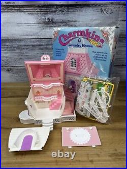 Vintage 80s CHARMKINS Lot New Doll House Charms Jewelry Pets Train Clips Hasbro