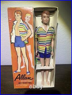 Vintage Allan Barbie Ken Dolls BOXES DETAILS & WRIST TAG All Original & Clothes