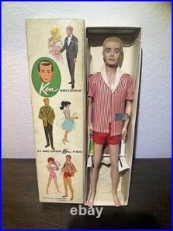 Vintage Allan Barbie Ken Dolls BOXES DETAILS & WRIST TAG All Original & Clothes