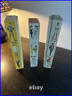 Vintage Allan Barbie Ken Dolls BOXES DETAILS & WRIST TAG All Original & Clothes