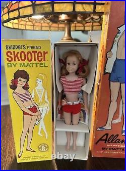 Vintage Allan, Skooter, Francie, Skipper Barbie Dolls (By Barbie Mattel)