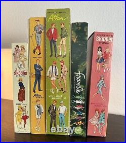 Vintage Allan, Skooter, Francie, Skipper Barbie Dolls (By Barbie Mattel)