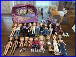 Vintage BRATZ 2001 HUGE Lot of 20 Dolls & Mixed Accessories! Boyz Babiez LOOK
