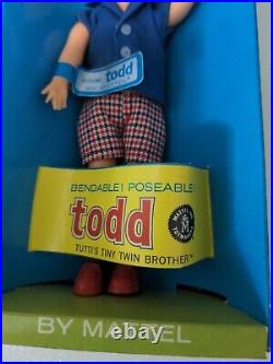 Vintage Barbie 1965 Tutti's Twin Brother Todd Mattel No. 3590 NRFB Mint