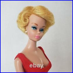 Vintage Barbie #850 Bubble Cut Lemon Blonde Bubblegum Lips HC Restored MINT