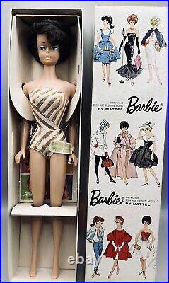 Vintage Barbie Brunette Bubble Cut, Rare 1964 Mint, Excellent. Not Removed Box