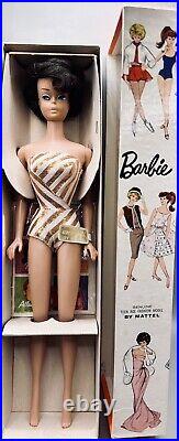 Vintage Barbie Brunette Bubble Cut, Rare 1964 Mint, Excellent. Not Removed Box