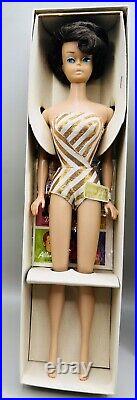 Vintage Barbie Brunette Bubble Cut, Rare 1964 Mint, Excellent. Not Removed Box