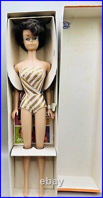 Vintage Barbie Brunette Bubble Cut, Rare 1964 Mint, Excellent. Not Removed Box