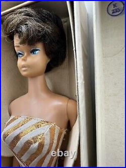 Vintage Barbie Brunette Bubble Cut, Rare 1964 Mint, Excellent. Not Removed Box