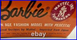 Vintage Barbie Brunette Bubble Cut, Rare 1964 Mint, Excellent. Not Removed Box