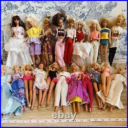 Vintage Barbie Doll Lot 20 Dolls Mixed 80s 90s Y2K