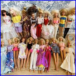 Vintage Barbie Doll Lot 20 Dolls Mixed 80s 90s Y2K