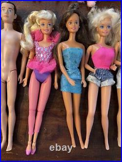 Vintage Barbie Doll Lot Of 25! Some Rare! Different Years & Collections LOOK