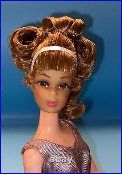 Vintage Barbie Doll VTG OOAK Growin' Hair Francie Titian Reroot By Niccole