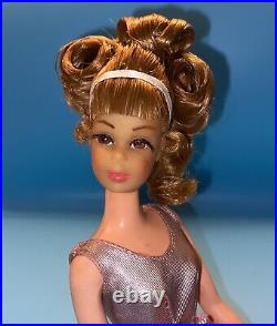 Vintage Barbie Doll VTG OOAK Growin' Hair Francie Titian Reroot By Niccole