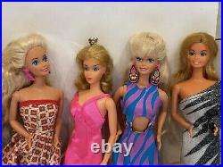 Vintage Barbie Dolls Lot 15 Ballerina Peaches N Cream Malibu Loving You
