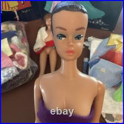 Vintage Barbie LOT 2 Dolls with a Lot of Accessories Wigs 2 Cases 1961 1963
