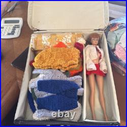Vintage Barbie LOT 2 Dolls with a Lot of Accessories Wigs 2 Cases 1961 1963