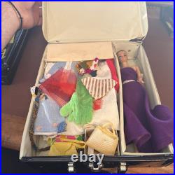Vintage Barbie LOT 2 Dolls with a Lot of Accessories Wigs 2 Cases 1961 1963