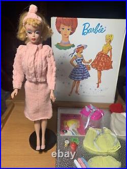 Vintage Barbie Ponytail #4, HTF IN THE SWIM 9-CompleteN/Mint Outfits-Excellent