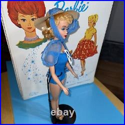 Vintage Barbie Ponytail #4, HTF IN THE SWIM 9-CompleteN/Mint Outfits-Excellent