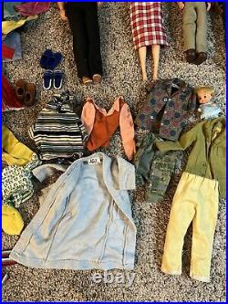 Vintage Barbie and Ken Dolls. TM Tags and accessories. Huge lot Happy Family