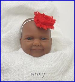 Vintage Berenguer La Newborn Moments Baby Doll Ethnic A/A Soft Full Vinyl Girl