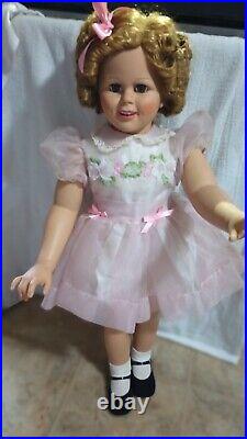 Vintage Danbury Mint SHIRLEY TEMPLE 36 Playpal Companion Doll With Dress & Shoes