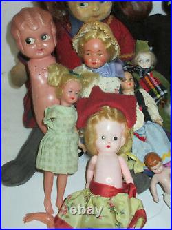 Vintage Dolls LARGE Lot of 21! (L)