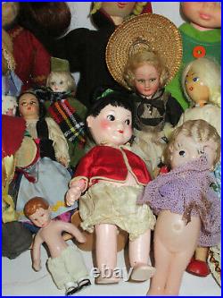 Vintage Dolls LARGE Lot of 21! (L)